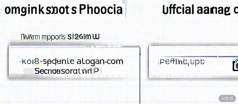 Side-by-side comparison showing a fake phishing URL 'm88-msports-log1n.com' versus the official secure URL with a padlock icon