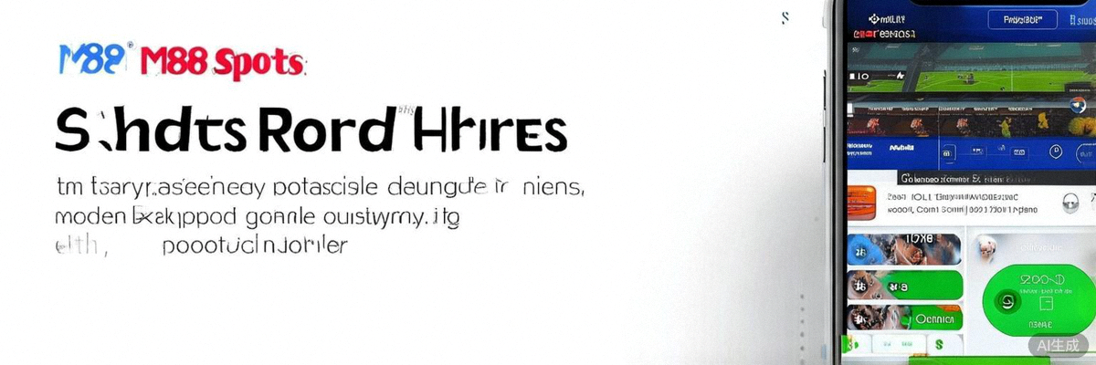 Tampilan aplikasi mobile M88 MSports di smartphone dengan notifikasi taruhan