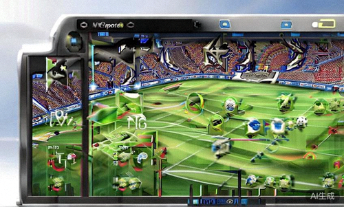 Tampilan live streaming pertandingan sepak bola langsung di dalam platform M88 MSports